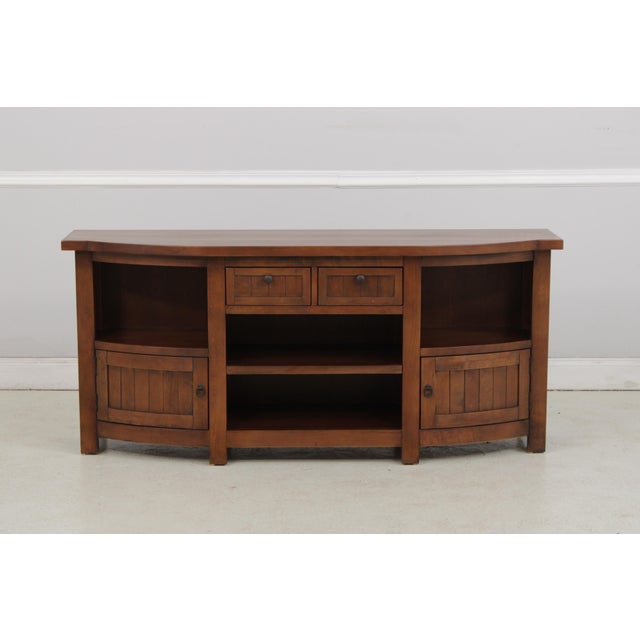 Age: Approx. 15 Years Old Details: Great For Under Wall-Mounted TV Light Factory Distressing Dovetailed Drawer...