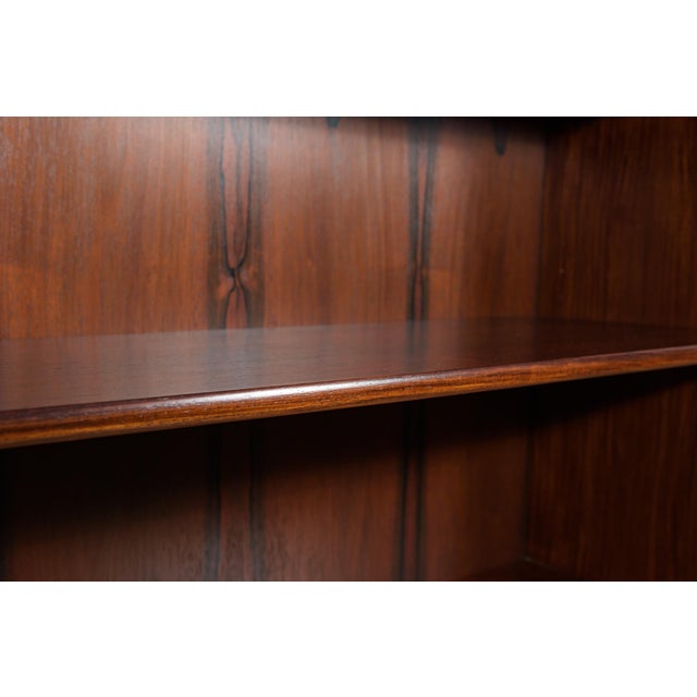 Brown Mid-Century Rosewood Shelf, Denmark, 1970s For Sale - Image 8 of 16