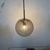 Brass and Smoked Glass Ball Pendant from Limburg Glashütte, 1970s For Sale - Image 16 of 18