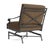 Not Yet Made - Made To Order Brown Jordan Venetian Motion Lounge Chair, Textured Pewter frame with Fusion Moccasian fabric For Sale - Image 5 of 11