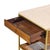 Paul McCobb for Calvin Irwin Group Model 8714 Mid Century Bleached Mahogany, Cane, Brass and Travertine Nightstand - Pair For Sale - Image 10 of 13