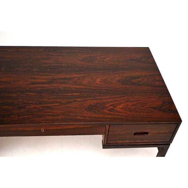 Vintage Danish Desk attributed to Arne Wahl Iversen for Vatne Møbler, 1960 For Sale - Image 9 of 11