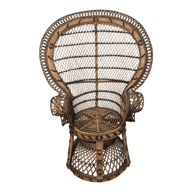 Vintage Emmanuel Peacock Chair Chairish