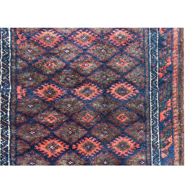 Early 20th Century Persian Baluch Bag Face Rug For Sale In Chicago - Image 6 of 14