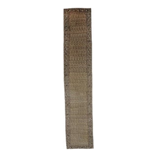 1920s Hand Knotted Runner Rug For Sale