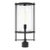 Chapman & Myers by Visual Comfort Studio Eastham Outdoor Post Lantern, Textured Black For Sale