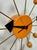 Rare Mid Century Modern George Nelson Orange Ball Clock Model 4755 For Sale In New York - Image 6 of 10