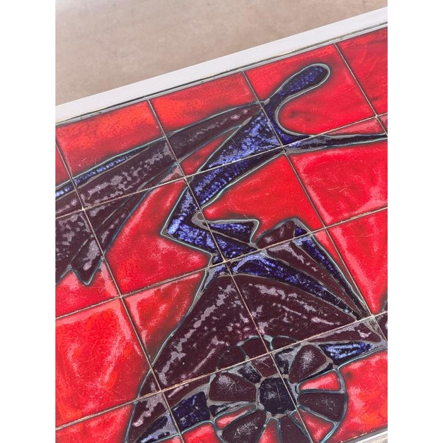 Vintage Ceramic Coffee Table from André Bayer For Sale - Image 6 of 9