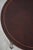 1980s Baker Round Inlaid Mahogany Stretcher Base Lamp Table For Sale - Image 5 of 14