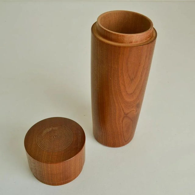 Hand-Turned Hardwood Boxes, Set of 6 For Sale - Image 14 of 15