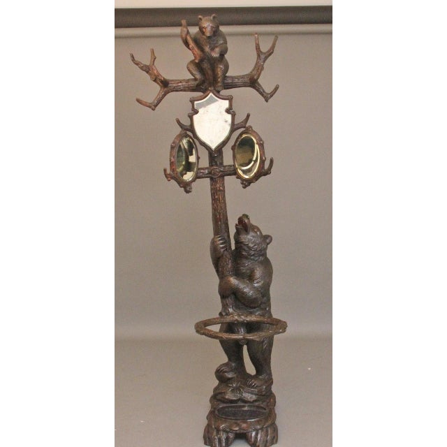 19th Century Black Forest Bear Hall Stand, 1880s For Sale - Image 17 of 18