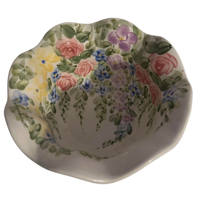 Ceramic Vintage 'English Garden' by Don Swanson for Tabletops Unlimited - 8 Pieces For Sale - Image 7 of 12