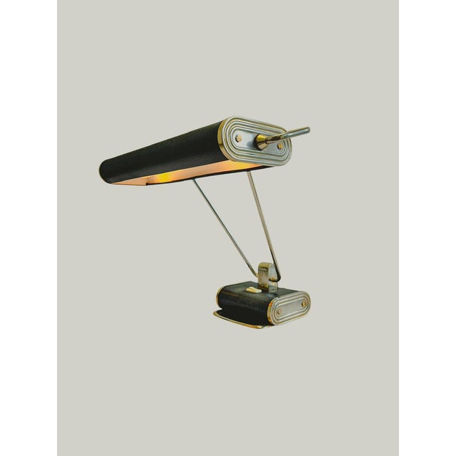 French Art Deco Table Lamp attributed to Eileen Gray for Jumo, France, 1930s For Sale - Image 4 of 18