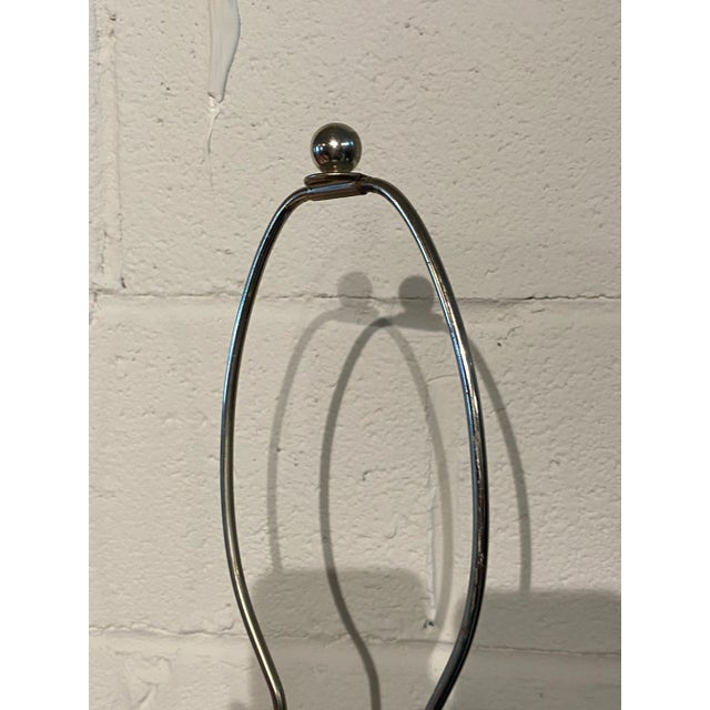 Mid-Century Modern Sonneman Style Solid Marble Cylindrical Lamp For Sale In Baltimore - Image 6 of 9