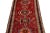 Persian Red Vintage Persian Heriz Handmade Geometric Wool Runner For Sale - Image 3 of 10