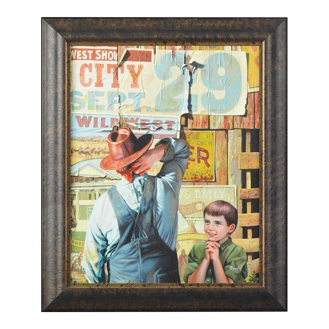 Late 20th Century Please Grandpa, Can we Go?, Bob Byerley For Sale