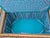 English Vintage English Bombay-Shaped Woven Rattan Bench With Underseat Storage For Sale - Image 3 of 7