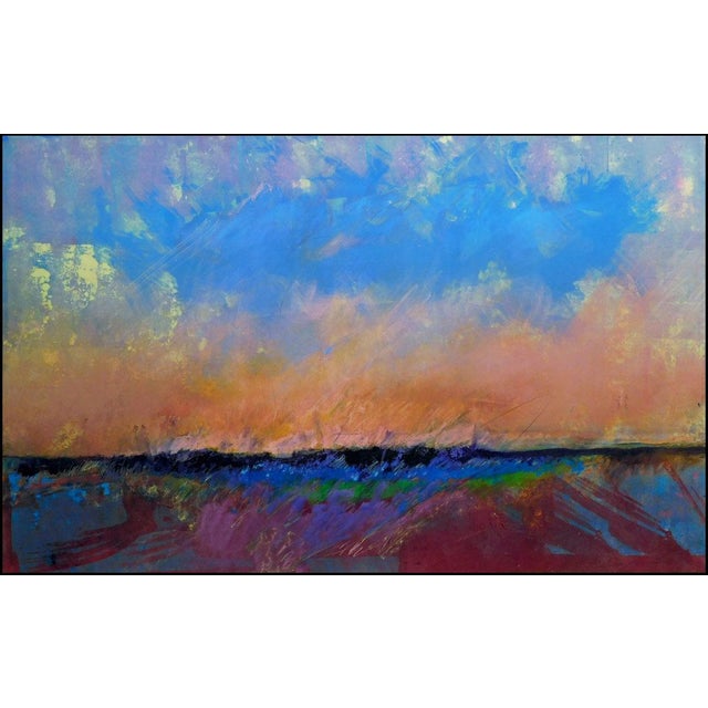 Hand Signed Untitled Original Mix Media, Pastel and Watercolor by Mark Dickson Image Size: 24"x 39" Frame Size: 37"x 52"...