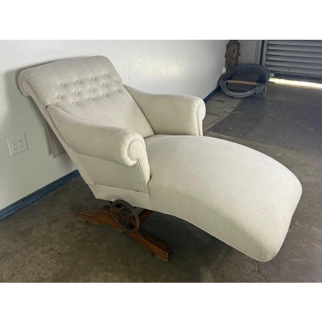 Antique Adjustable Sherz Lounge Chair A beautifully restored Sherz lounge chair, an iconic 19th-century adjustable...