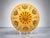 Gold Tre Fuochi Murano Glass Centerpiece from Manifattura Di Murano, 1970s For Sale - Image 8 of 10