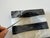 Vintage Postmodern Black & White Striped Marble Ashtray For Sale - Image 11 of 12