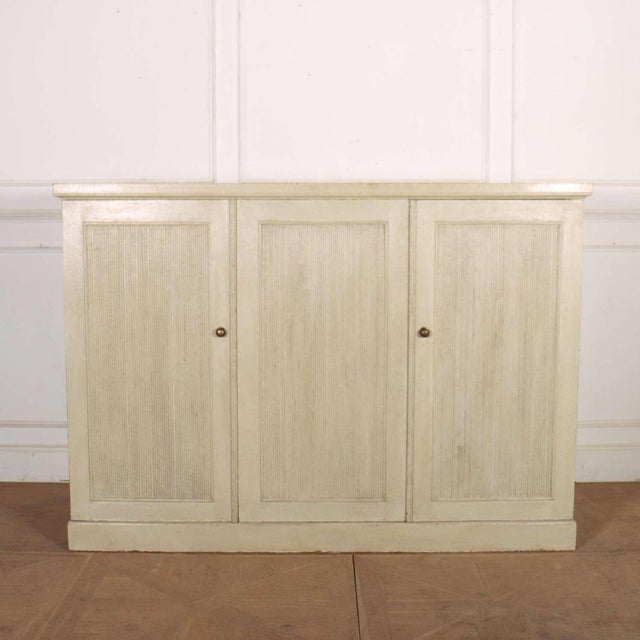 Swedish Style Painted Linen Cupboard For Sale - Image 12 of 12