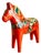 Vintage Swedish Dala Horse Statue by Nils Olsson, 1960s For Sale