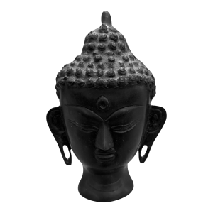 1940s Heavy Cast Bronze Shakyamuni Buddha Head