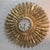 Circa 1969 Syroco Sculptural Gold Starburst Wall Clock For Sale - Image 10 of 10