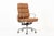Eames for Herman Miller Aluminum Group Soft Pad Brown Office Chair For Sale - Image 11 of 12