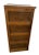 Wood Vintage Tiger Oak File Cabinet Four Drawers One Locks Paneled Sides Legal SIze For Sale - Image 7 of 12