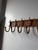 Mid Century Wall Coat Rack Bamboo and Rattan 70’s For Sale - Image 4 of 6