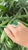 24.87 Carats, Natural Zambian Emerald Sugarloaf & Yellow Diamonds Cocktail Ring, Us Size 6.5 For Sale - Image 11 of 11