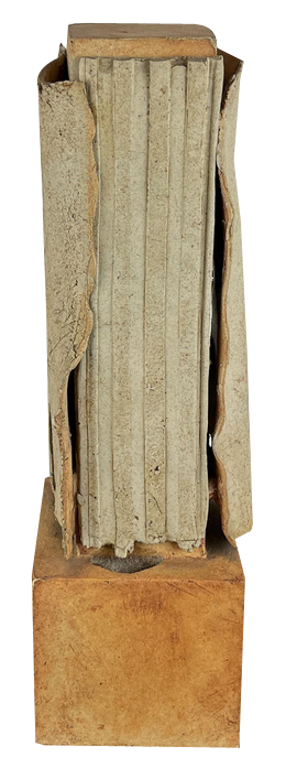Klaus Lehmann, Postmodern Brutalist German Studio Pottery Column Art Sculpture No. 247 78, 1978, Ceramic