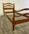American Vintage Early American Country Style Twin Size Maple Ladderback Bed For Sale - Image 3 of 9