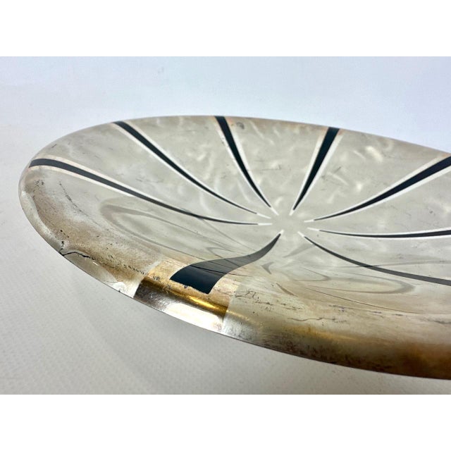 Art Deco Silver-Plated Ikora Bowl from WMF, 1950s For Sale - Image 11 of 13