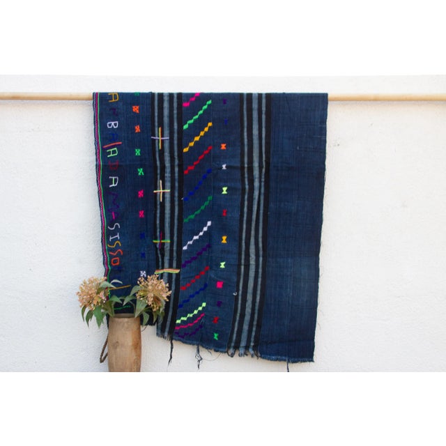 Hunter Heritage Blue Mud Cloth For Sale - Image 9 of 9