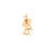 Metal Vintage 14k Gold Figural Sewing Machine and Table Charm For Sale - Image 7 of 12