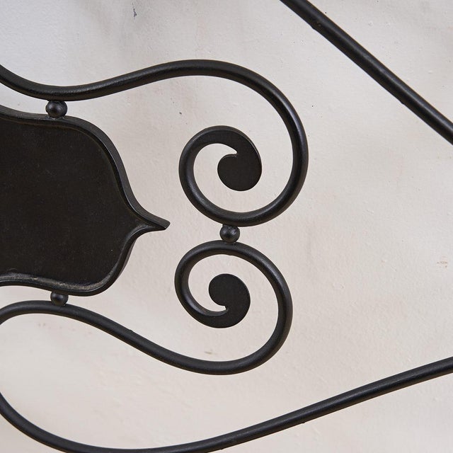 Antique Wrought Iron Bed For Sale - Image 8 of 15
