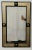 Vintage Hollywood Regency Wall Mirror, Ebonized Wood & Brass Filigree For Sale - Image 10 of 10