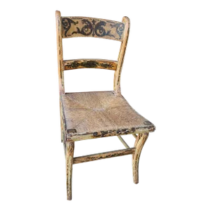 Early 19th Century Hitchcock Paint Decorated Side Chair