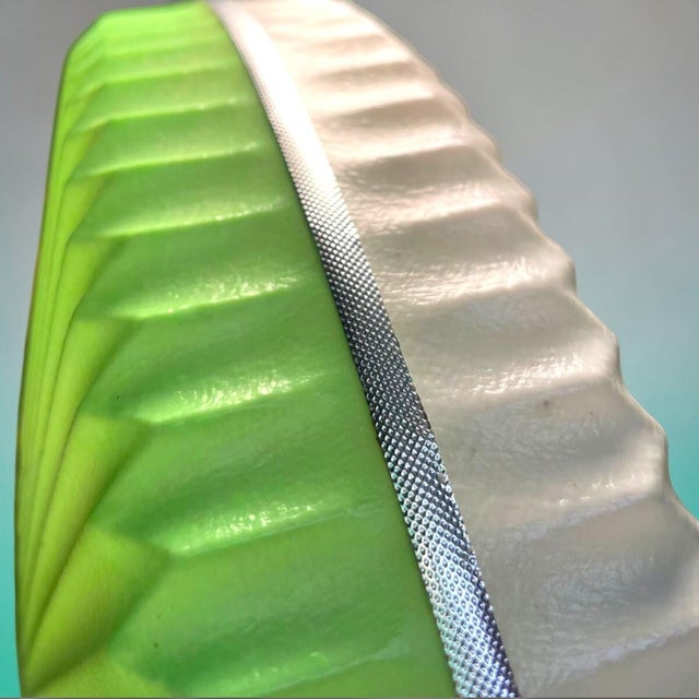 Large Vintage Space Age UFO Pendant Lamp in Green Acrylic, 1970s For Sale - Image 14 of 18