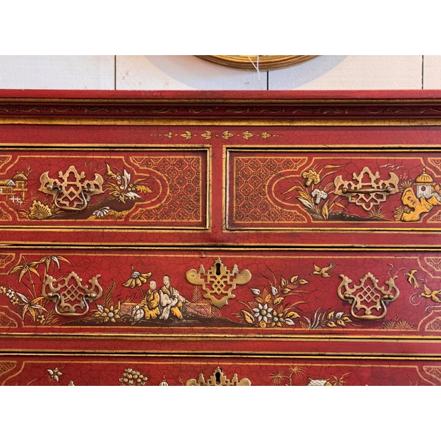 Late 18th Century George III Chinoiserie Chest on Stand For Sale - Image 13 of 16
