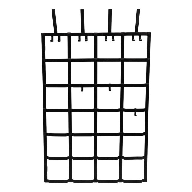 Mid-Century Modern Geometric 3D Wall Coat Rack, 1960s For Sale