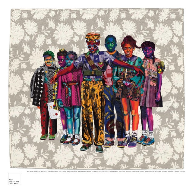 Bisa Butler the Safety Patrol Unmatted Print For Sale