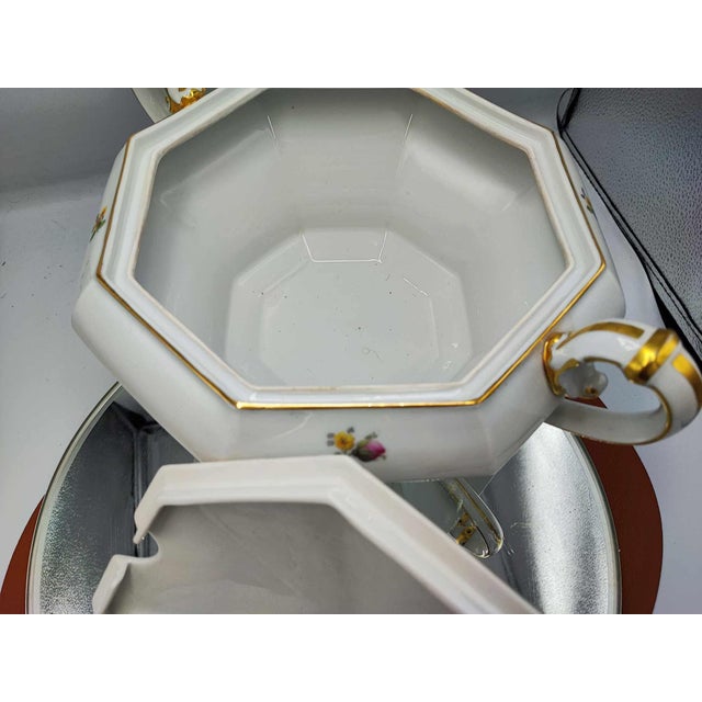 Art Deco Porcelain Vase, Bavaria Tirschenreuth, Chicago, 1930s, Set of 2 For Sale - Image 3 of 10