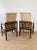 Brown Vintage 1970s Henredon Mid Century Oak Wood Dining Chairs Set of 8 Campaign Style For Sale - Image 8 of 10