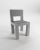 Modern Raw Chair in Gray Bouclé from Collector For Sale - Image 6 of 6