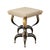 Textile 1880s American Horn Stool with Three-Tier Construction and Custom Upholstery For Sale - Image 7 of 11