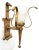 Vintage Wall Sconces - Wrought Iron With Gilt Finish - A Pair For Sale - Image 11 of 11